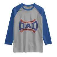 Proud Baseball Dad Raglan Shirt Game Day Gift For Him