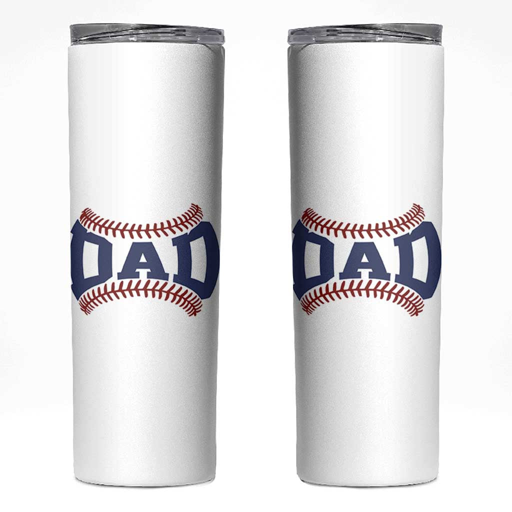 Proud Baseball Dad Skinny Tumbler Game Day Gift For Him