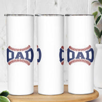 Proud Baseball Dad Skinny Tumbler Game Day Gift For Him