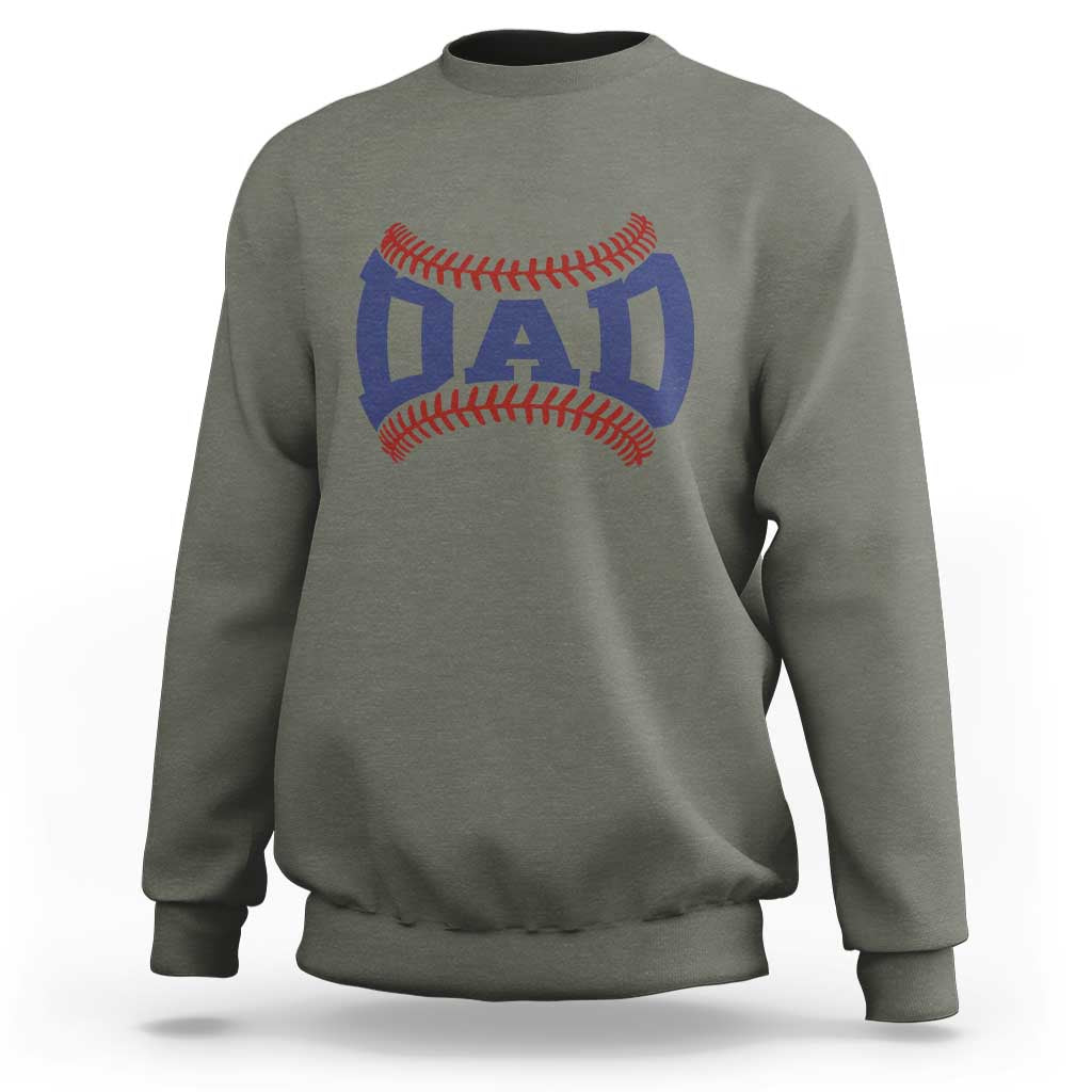 Proud Baseball Dad Sweatshirt Game Day Gift For Him