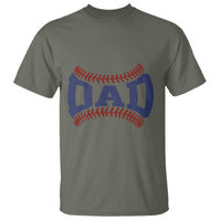 Proud Baseball Dad T Shirt Game Day Gift For Him