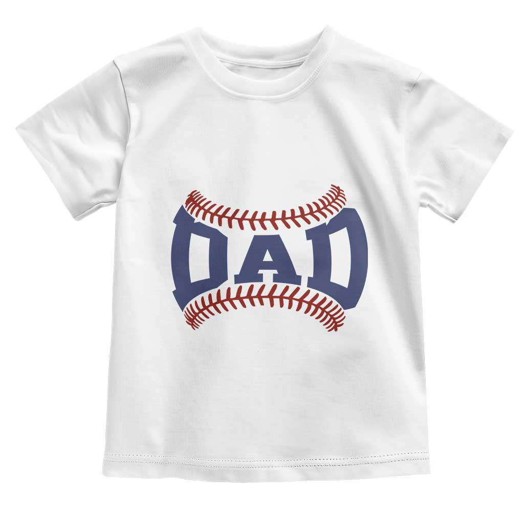 Proud Baseball Dad Toddler T Shirt Game Day Gift For Him