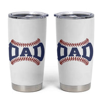 Proud Baseball Dad Tumbler Cup Game Day Gift For Him