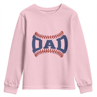 Proud Baseball Dad Youth Sweatshirt Game Day Gift For Him