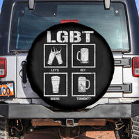 LGBT Let's Get Beers Tonight Spare Tire Cover Funny Beer Drinking