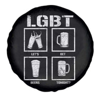 LGBT Let's Get Beers Tonight Spare Tire Cover Funny Beer Drinking