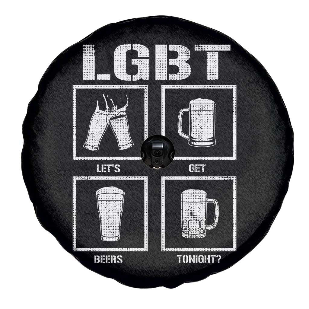 LGBT Let's Get Beers Tonight Spare Tire Cover Funny Beer Drinking