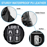 LGBT Let's Get Beers Tonight Spare Tire Cover Funny Beer Drinking