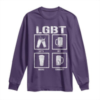 LGBT Let's Get Beers Tonight Long Sleeve Shirt Funny Beer Drinking