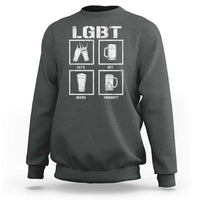 LGBT Let's Get Beers Tonight Sweatshirt Funny Beer Drinking
