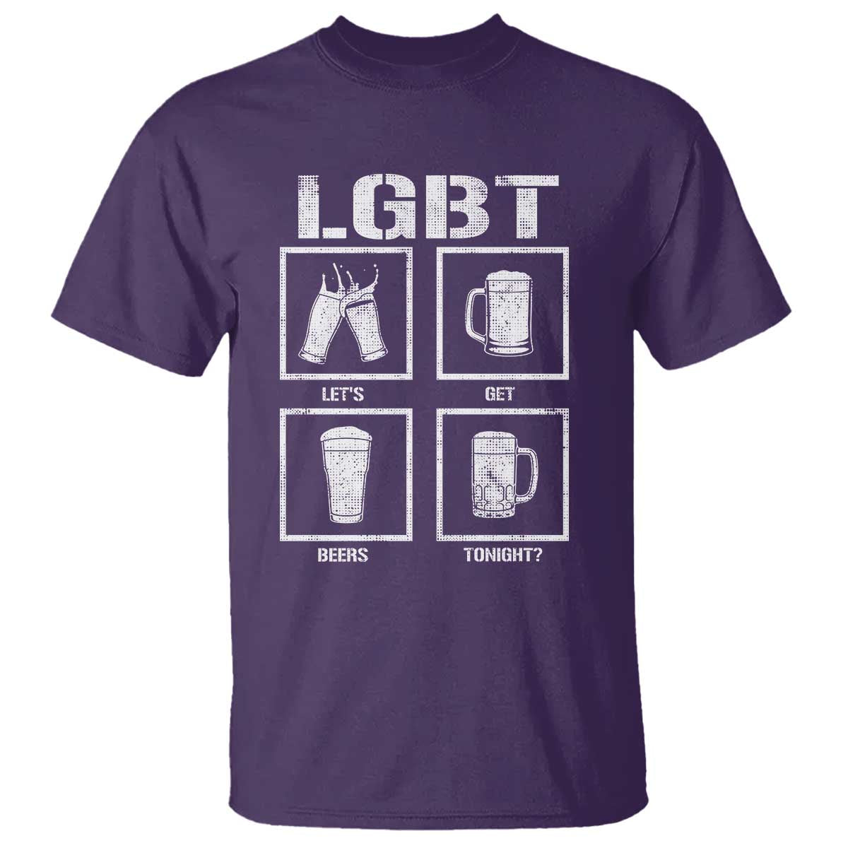 LGBT Let's Get Beers Tonight T Shirt Funny Beer Drinking
