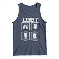 LGBT Let's Get Beers Tonight Tank Top Funny Beer Drinking