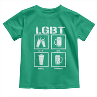 LGBT Let's Get Beers Tonight Toddler T Shirt Funny Beer Drinking