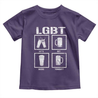LGBT Let's Get Beers Tonight Toddler T Shirt Funny Beer Drinking