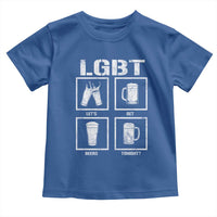 LGBT Let's Get Beers Tonight Toddler T Shirt Funny Beer Drinking