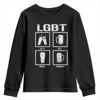 LGBT Let's Get Beers Tonight Youth Sweatshirt Funny Beer Drinking