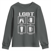 LGBT Let's Get Beers Tonight Youth Sweatshirt Funny Beer Drinking