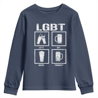 LGBT Let's Get Beers Tonight Youth Sweatshirt Funny Beer Drinking