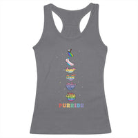 Purride Rainbow Cat Moon Cycles Racerback Tank Top LGBQT Pride Feline Space