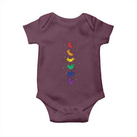Funny Purride Cats In Space Rainbow Baby Onesie LGBQT Pride Feline Space
