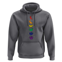 Funny Purride Cats In Space Rainbow Hoodie LGBQT Pride Feline Space