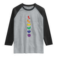 Funny Purride Cats In Space Rainbow Raglan Shirt LGBQT Pride Feline Space