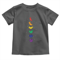Funny Purride Cats In Space Rainbow Toddler T Shirt LGBQT Pride Feline Space