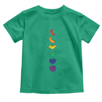 Funny Purride Cats In Space Rainbow Toddler T Shirt LGBQT Pride Feline Space