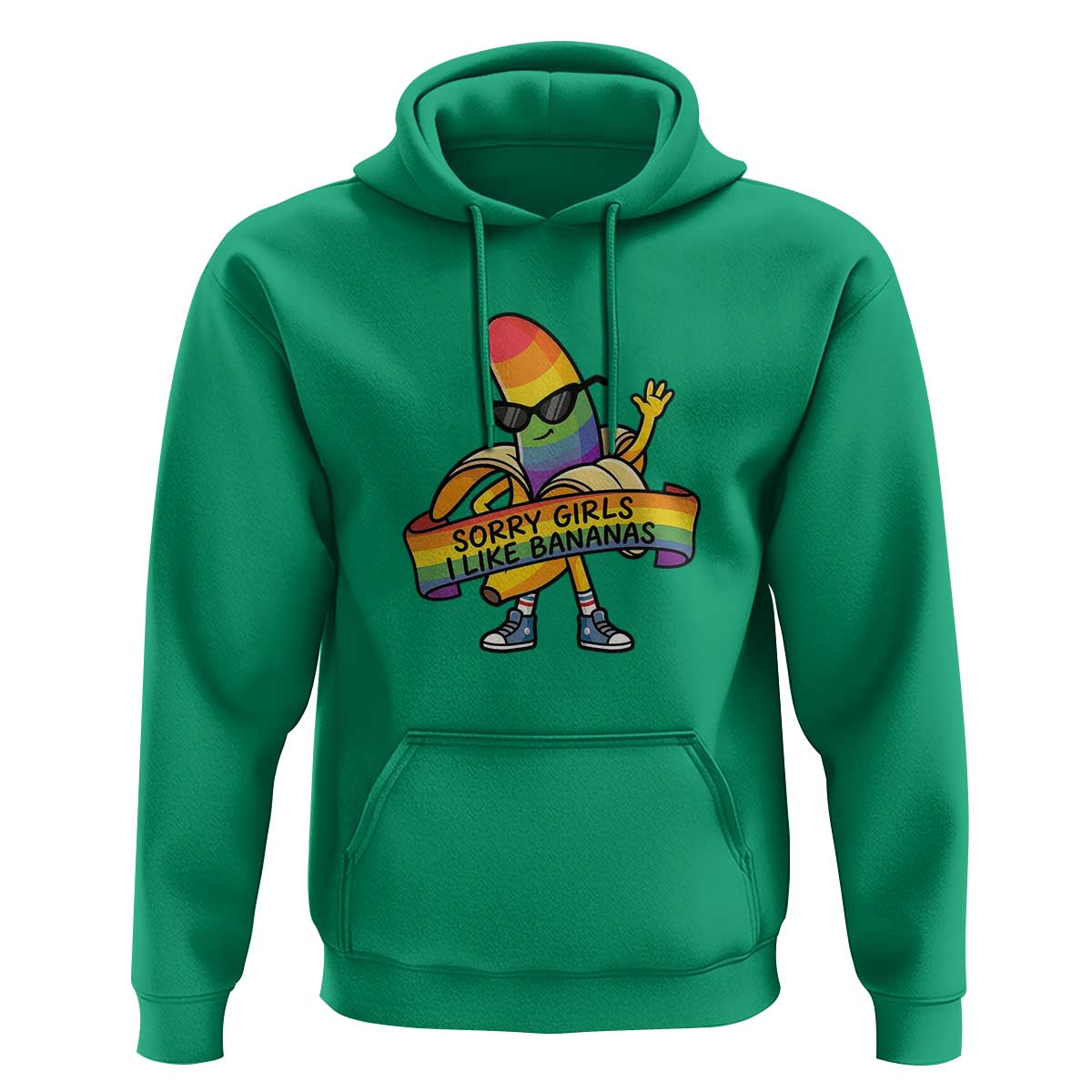 Sorry Girls I Like Bananas Hoodie Funny LGBTQ Graphic