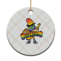 Sorry Girls I Like Bananas Ceramic Ornament Funny LGBTQ Graphic