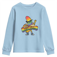 Sorry Girls I Like Bananas Youth Sweatshirt Funny LGBTQ Graphic