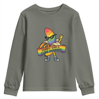 Sorry Girls I Like Bananas Youth Sweatshirt Funny LGBTQ Graphic