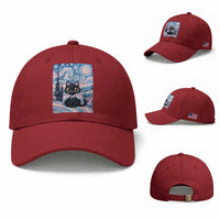 Funny Transgender Cat Starry Night Baseball Cap LGBTQ Pride Support Gift