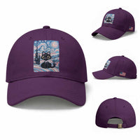 Funny Transgender Cat Starry Night Baseball Cap LGBTQ Pride Support Gift