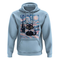 Funny Transgender Cat Starry Night Hoodie LGBTQ Pride Support Gift