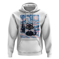 Funny Transgender Cat Starry Night Hoodie LGBTQ Pride Support Gift