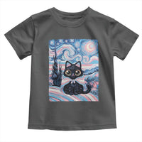 Funny Transgender Cat Starry Night Toddler T Shirt LGBTQ Pride Support Gift