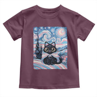 Funny Transgender Cat Starry Night Toddler T Shirt LGBTQ Pride Support Gift