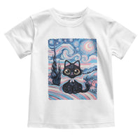 Funny Transgender Cat Starry Night Toddler T Shirt LGBTQ Pride Support Gift