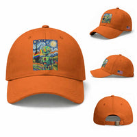 Funny Rainbow Starry Night Robot Pride Baseball Cap LGBTQ Geeky Gift