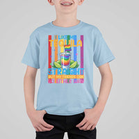 I Like My Tequila Straight But My Friends Go Either Way T Shirt For Kid Funny LGBTQ Drinking
