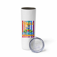 I Like My Tequila Straight But My Friends Go Either Way Skinny Tumbler Funny LGBTQ Drinking