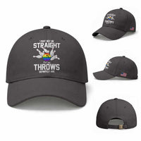 Funny LGBTQ Bowling Baseball Cap I May Not Be Straight But My Throws Are