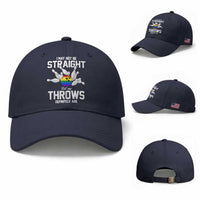 Funny LGBTQ Bowling Baseball Cap I May Not Be Straight But My Throws Are