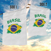 Vintage Brasil Flag Garden Flag Brazilian Heritage Pride