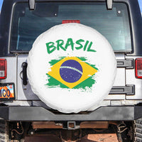 Vintage Brasil Flag Spare Tire Cover Brazilian Heritage Pride