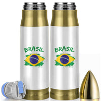 Vintage Brasil Flag Bullet Tumbler Brazilian Heritage Pride