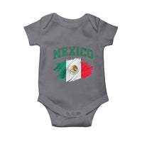 Retro Vintage Mexico Flag Baby Onesie Mexican Pride Gift