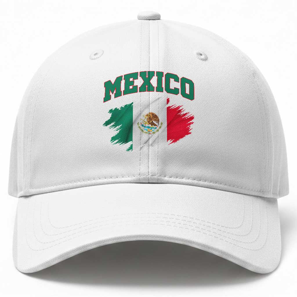 Retro Vintage Mexico Flag Baseball Cap Mexican Pride Gift
