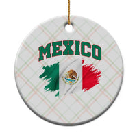 Retro Vintage Mexico Flag Ceramic Ornament Mexican Pride Gift